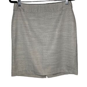 BANANA REPUBLIC Light Gray Pencil Skirt